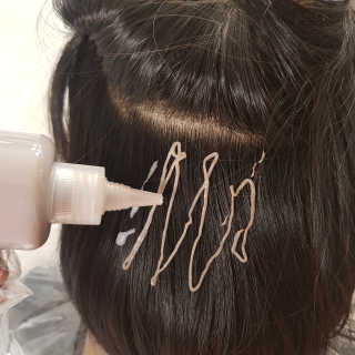 (주)에네스티 미스랩 더블 클리닉 헤어 컬러 크림 — 4점을 준 리뷰어가 2019년 10월 올린 사용 사진