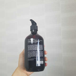 the naked object [탈모볼륨샴푸] 디블랙 팩 샴푸 — 4점을 준 리뷰어가 2020년 2월 올린 사용 사진