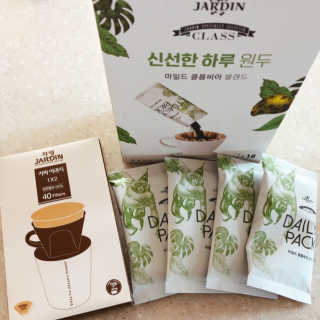 (주)쟈뎅 [쟈뎅] 클래스 신선한 하루 원두+여과지 SET — 5점을 준 리뷰어가 2019년 3월 올린 사용 사진