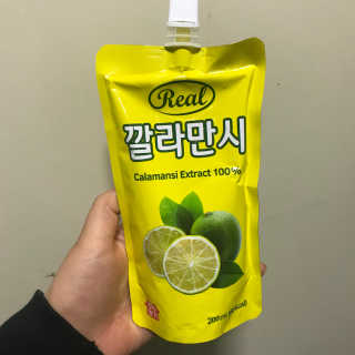 장수농가 리얼깔라만시 — 5점을 준 리뷰어가 2018년 4월 올린 사용 사진