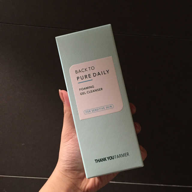 땡큐파머 백 투 퓨어 데일리 포밍 젤 클렌저 리뷰 사진