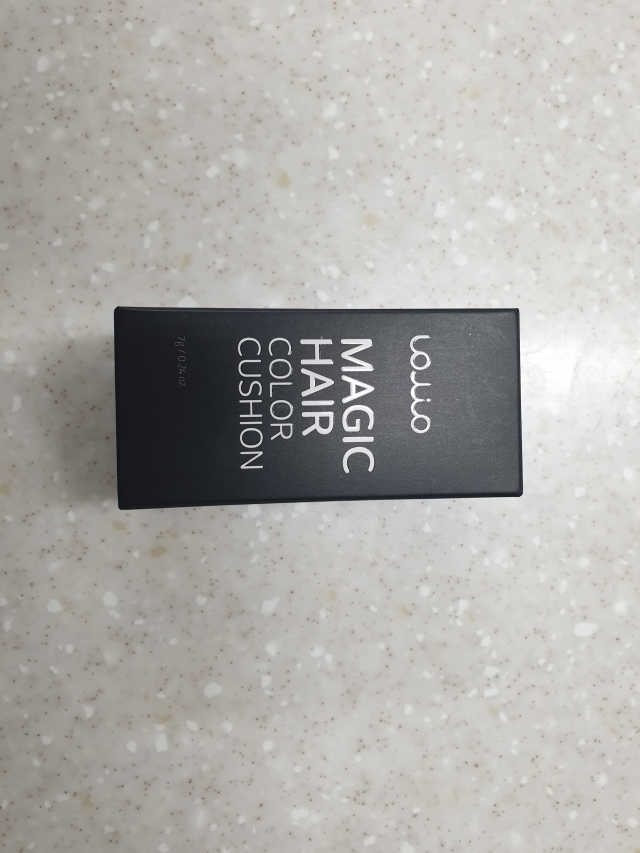 매직헤어컬러쿠션 리뷰 사진