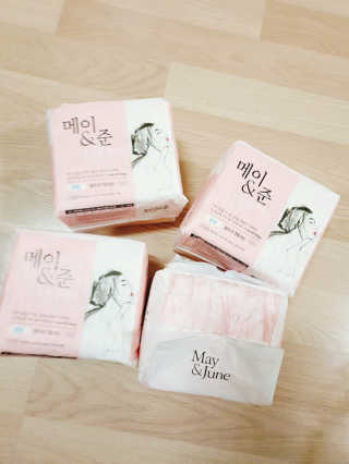 메이앤준 소프트맥스 생리대 — 5점을 준 리뷰어가 2019년 4월 올린 사용 사진
