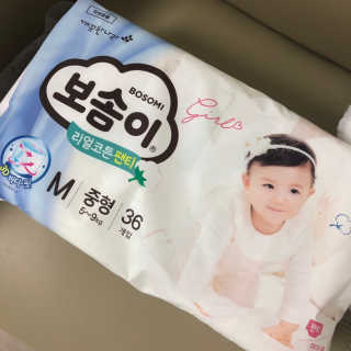 보솜이 리얼코튼 팬티형 — 5점을 준 리뷰어가 2019년 3월 올린 사용 사진