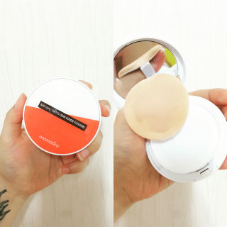아로마티카 내추럴 틴티드 썬 커버 쿠션 SPF 30/PA++ — 3.5점을 준 리뷰어가 2016년 7월 올린 사용 사진