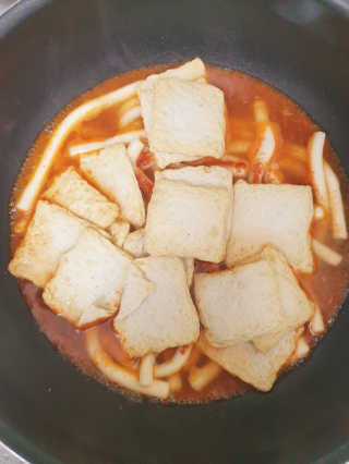 [홍코너떡볶이]옛날떡볶이 인기맛 4팩세트 — 5점을 준 리뷰어가 2019년 11월 올린 사용 사진