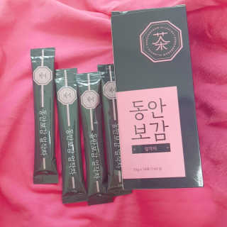 동안보감 얼작차 붓기를 빼주는 동안보감 한방 프리미엄 얼작차 — 5점을 준 리뷰어가 2019년 10월 올린 사용 사진