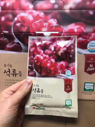 [하이헬스] 정말 진하고 맛있는 유기농 석류즙 30포 — 4점을 준 리뷰어가 2019년 11월 올린 사용 사진