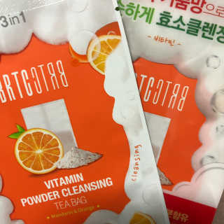 비알티씨 V10 파우더 클렌징 티백 2종 — 3.5점을 준 리뷰어가 2019년 3월 올린 사용 사진