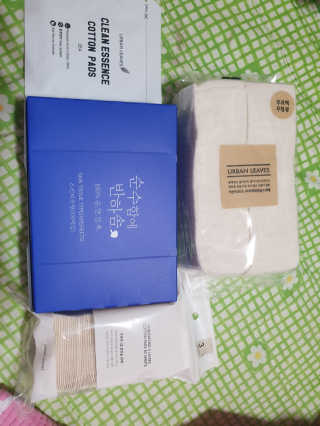 어반리브즈 프리미엄 화장솜 트라이얼 SET — 4.5점을 준 리뷰어가 2019년 8월 올린 사용 사진