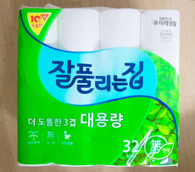 잘풀리는집 더 도톰한 3겹 대용량 리뷰 사진