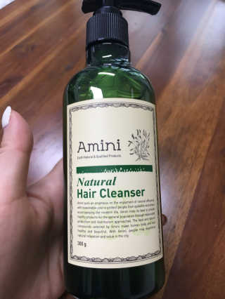 아미니 내추럴 헤어클렌저 — 5점을 준 리뷰어가 2017년 10월 올린 사용 사진