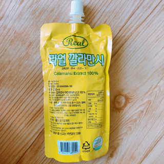 장수농가 리얼깔라만시 — 5점을 준 리뷰어가 2018년 6월 올린 사용 사진