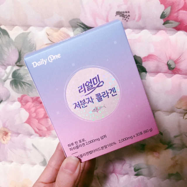 데일리원 리얼미 저분자 콜라겐 리뷰 사진