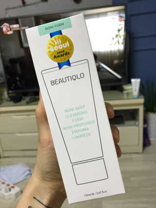 뷰티클로 노니 딥 클렌징폼 — 3.5점을 준 리뷰어가 2017년 1월 올린 사용 사진