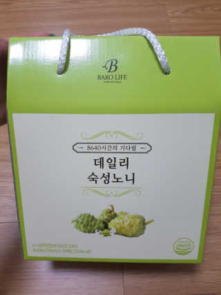 [바로푸드] 데일리 숙성노니원액 30ml x 28팩_1박스 — 3점을 준 리뷰어가 2019년 6월 올린 사용 사진