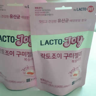 락토조이 구미젤리 복숭아맛 — 5점을 준 리뷰어가 2019년 11월 올린 사용 사진