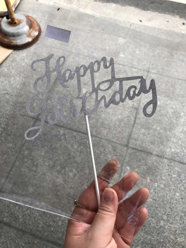 케익데코픽 생일 캘리그래피 리뷰 사진