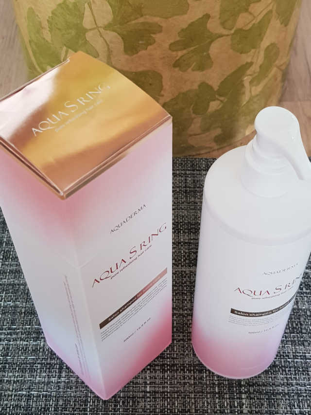 아쿠아S링 퓨어리프레싱 헤어케어 500ml 리뷰 사진