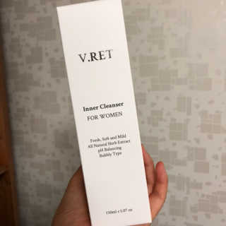 V.RET 브이렛 여성청결제 — 5점을 준 리뷰어가 2018년 9월 올린 사용 사진