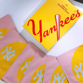 MLB COSMETICS [MLB PLAY] 톤업 화이트닝 마스크 1BOX — 5점을 준 리뷰어가 2019년 9월 올린 사용 사진