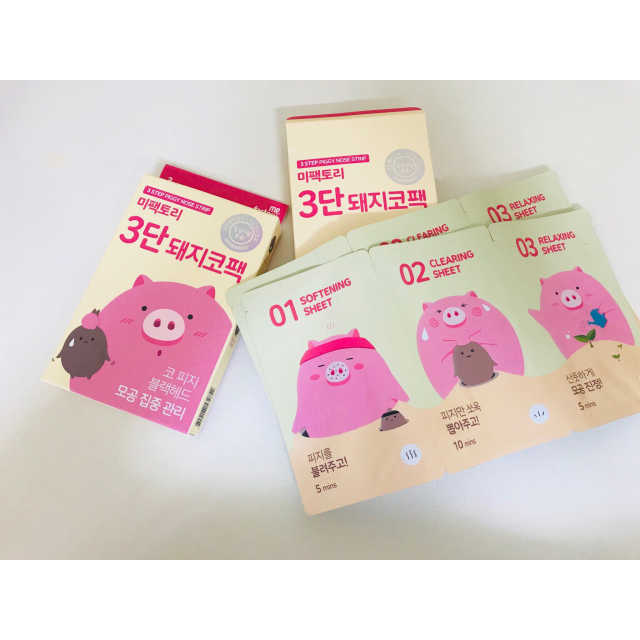 미팩토리 3단 돼지코팩 3매입 X 2 리뷰 사진