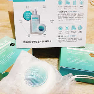 순녹 아쿠아 클렌징바 — 4.5점을 준 리뷰어가 2019년 3월 올린 사용 사진