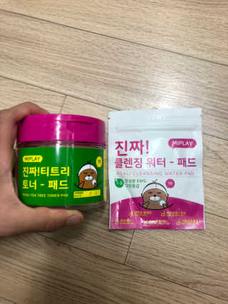 미플레이 진짜 티트리 토너 패드 — 5점을 준 리뷰어가 2018년 11월 올린 사용 사진