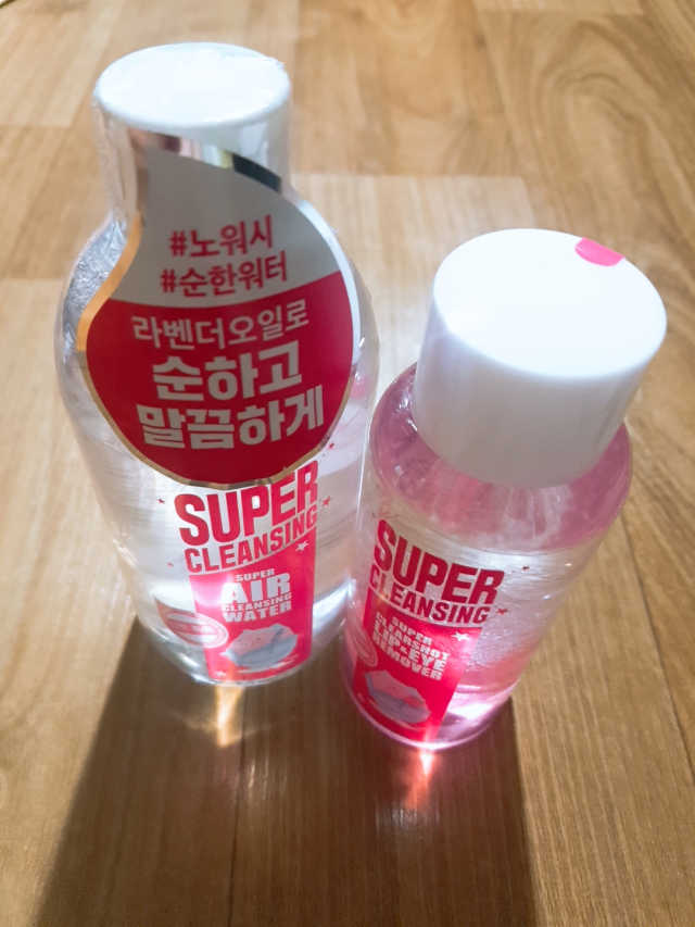 미팩토리 슈퍼 클렌징 워터+립앤아이리무버 SET 리뷰 사진