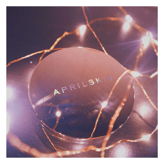 APRIL SKIN MagicSnow 쿠션 핑크 리뷰 사진