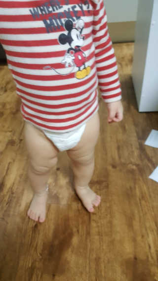 보솜이 리얼코튼 팬티형 — 4점을 준 리뷰어가 2019년 3월 올린 사용 사진
