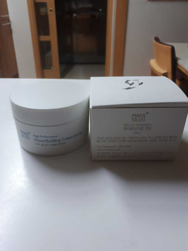 맨즈스킨 워터빌딩크림 점보 리뷰 사진