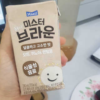 헤이미스터브라운 [매일유업] 헤이 미스터브라운 12개입 — 5점을 준 리뷰어가 2019년 8월 올린 사용 사진