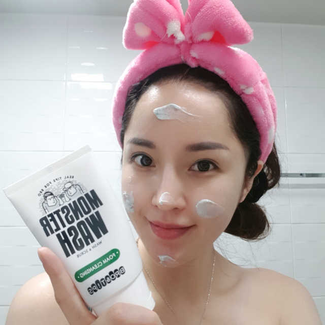 몬스터  워시 폼 클렌징 리뷰 사진