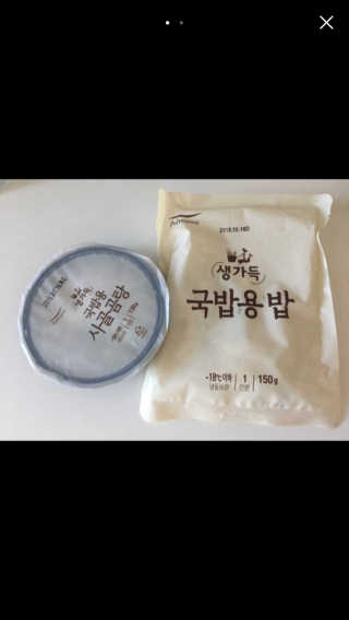 [풀무원] 사골곰탕국밥 황태해장국밥 — 3.67점을 준 리뷰어가 2018년 6월 올린 사용 사진