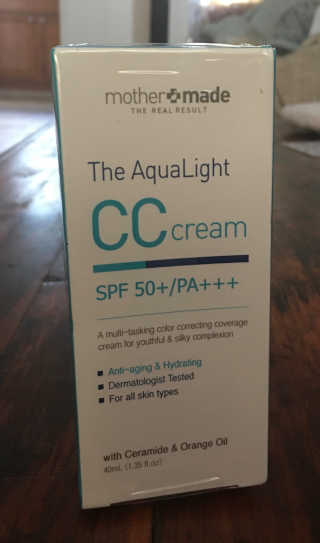 마더메이드 더 아쿠아라이트 CC크림 SPF50+ PA+++ — 5점을 준 리뷰어가 2019년 11월 올린 사용 사진