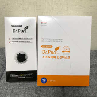 [닥터퓨리] 소프트터치 건강 + UV 블랙스타일 마스크 — 5점을 준 리뷰어가 2019년 4월 올린 사용 사진