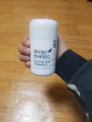 네츄럴굿띵스 퓨어 락토 철분 60일분 — 5점을 준 리뷰어가 2018년 2월 올린 사용 사진