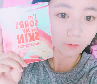 아임쏘리포마이스킨 아임쏘리 SOS 젤리마스크 2종 — 4점을 준 리뷰어가 2016년 8월 올린 사용 사진