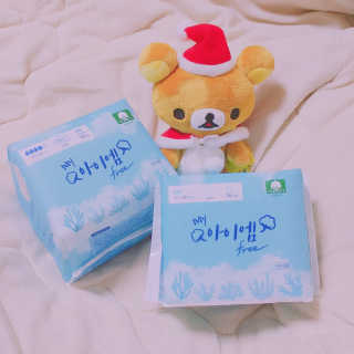 보타메디 마이아이엠 생리대 — 5점을 준 리뷰어가 2018년 12월 올린 사용 사진