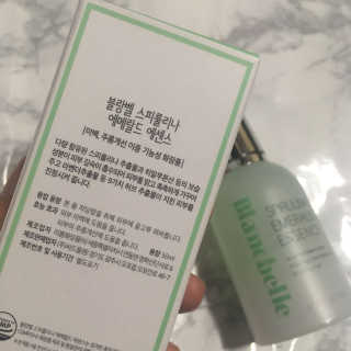 블랑벨 스피루리나 에메랄드 에센스 — 4점을 준 리뷰어가 2018년 3월 올린 사용 사진