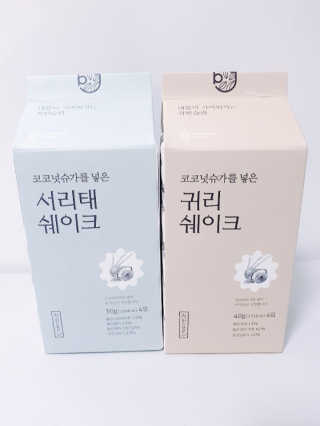 [착한습관]건강한 한끼, 귀리 쉐이크와 서리태 쉐이크 — 5점을 준 리뷰어가 2019년 7월 올린 사용 사진