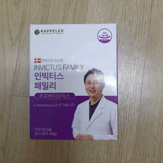 라플레 유해균을 이겨 튼튼한 장으로,  인빅터스 패밀리 — 4.67점을 준 리뷰어가 2019년 8월 올린 사용 사진