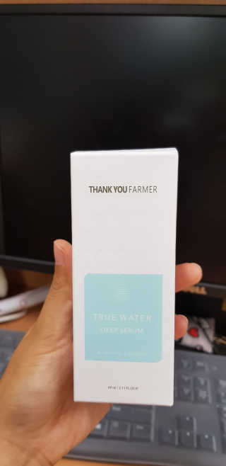땡큐파머 트루 워터 딥 세럼 — 3.17점을 준 리뷰어가 2018년 7월 올린 사용 사진