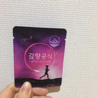 [감량공식] 다이어트 건강기능식품 신규 캠페인 — 4점을 준 리뷰어가 2020년 3월 올린 사용 사진