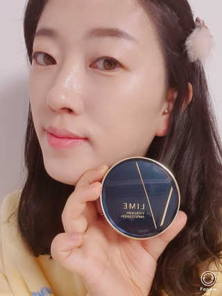 라임코스메틱 V 콜라겐 앰플 쿠션 — 5점을 준 리뷰어가 2020년 1월 올린 사용 사진