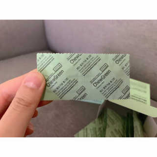 the naked object 발포가글 츄그린 그린티민트 — 5점을 준 리뷰어가 2019년 12월 올린 사용 사진