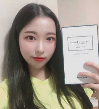 웰더마 사파이어 콜라겐 임팩트 에센셜 마스크 — 4점을 준 리뷰어가 2019년 8월 올린 사용 사진