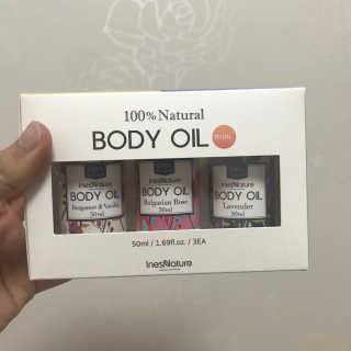 이네스네이쳐 천연 바디오일 미니 3종세트 50ml — 4.67점을 준 리뷰어가 2018년 6월 올린 사용 사진