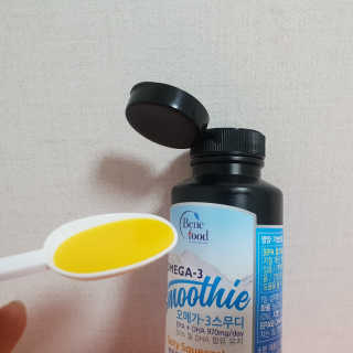 오메가-3스무디 [오메가스무디] 짜먹는 오메가3 DHA 임산부 어린이 — 5점을 준 리뷰어가 2019년 2월 올린 사용 사진